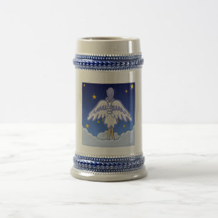 Chope À Bière Ange observé étoilé Stein