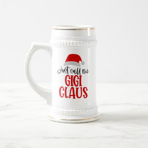 Chope À Bière Appelez-Moi Gigi Claus-56374