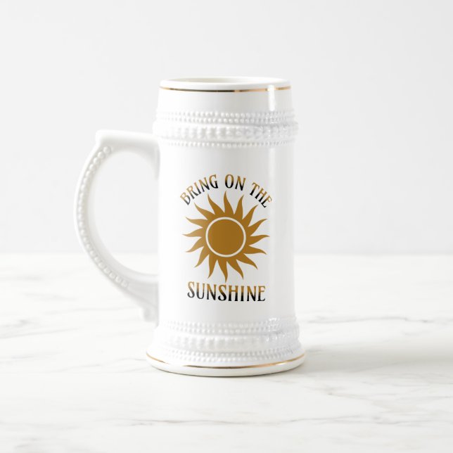 Chope À Bière Apportez le Golden Sunshine (Gauche)