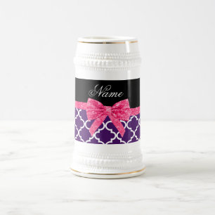 Chope À Bière Arc rose mauve marocain
