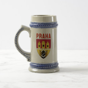 Chope À Bière Armoiries de Prague, République tchèque