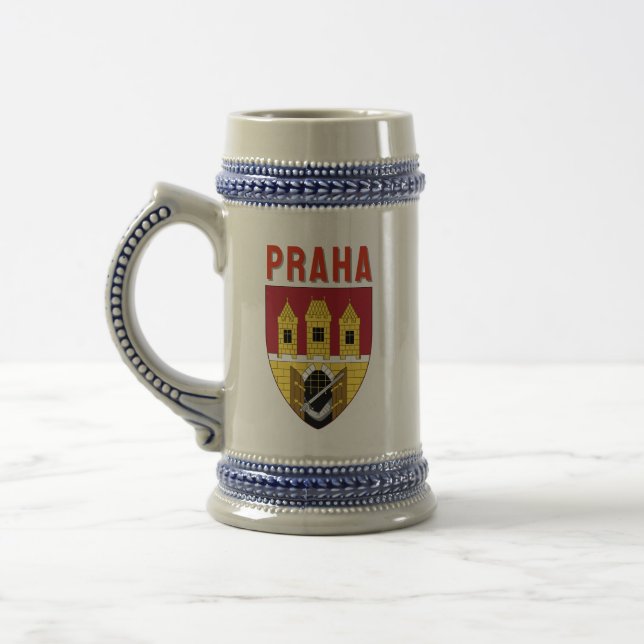 Chope À Bière Armoiries de Prague, République tchèque (Gauche)