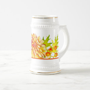 Chope À Bière Arrivée d'automne sur un Stein