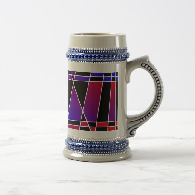 Chope À Bière Art Deco 'fractured' by Kenneth yoncich (Droite)