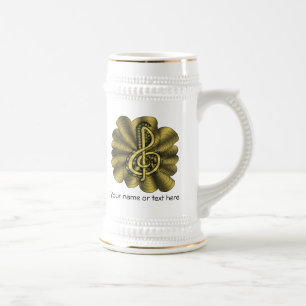 Chope À Bière Art musical unique personnalisable