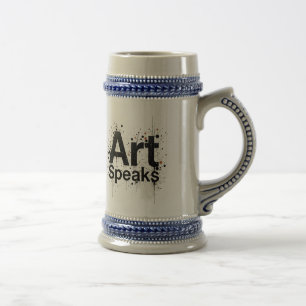 Chope À Bière Art Parle Art Élégant Art Inspirationnel