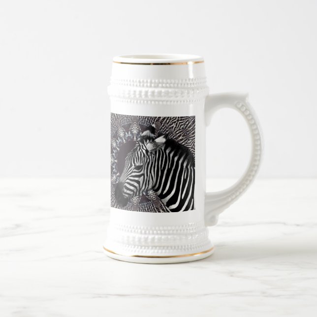 Chope À Bière Art Stein de zèbre (Droite)