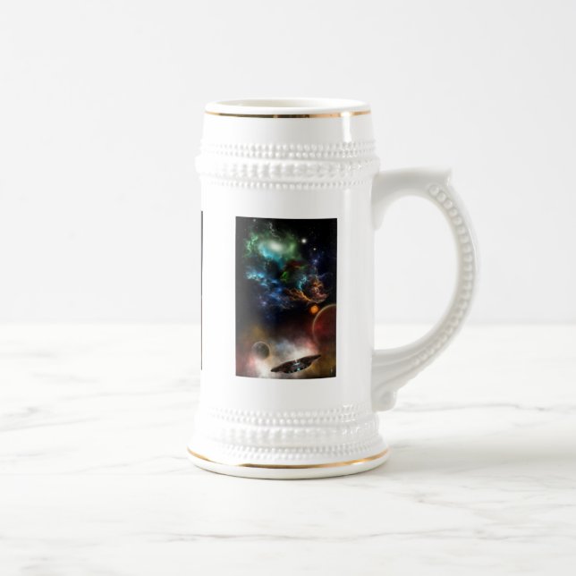 Chope À Bière Au-delà de l'espace et du temps L'art fractal (Droite)