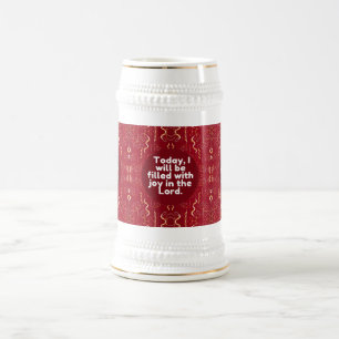 Chope À Bière Aujourd'hui, je serai rempli de joie dans le Seign