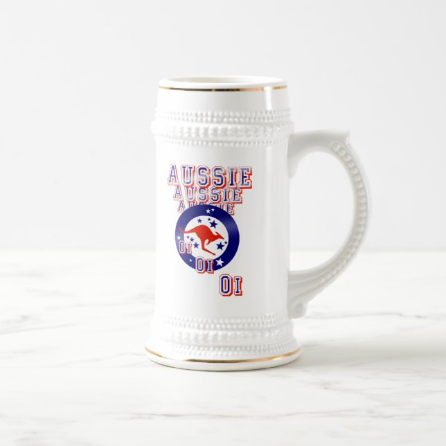 Chope À Bière Australien australien australien Oi Oi Oi (Droite)