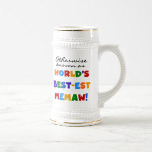 Chope À Bière Autrement connu comme Meilleur-est Memaw du monde