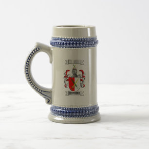 Chope à bière avec le nom de famille allemand Schn