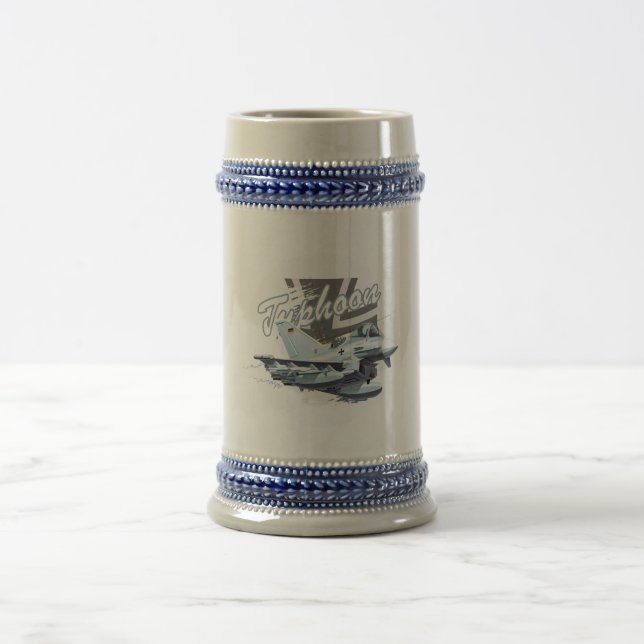 Chope À Bière Avion de chasse caricaturale (Centre)