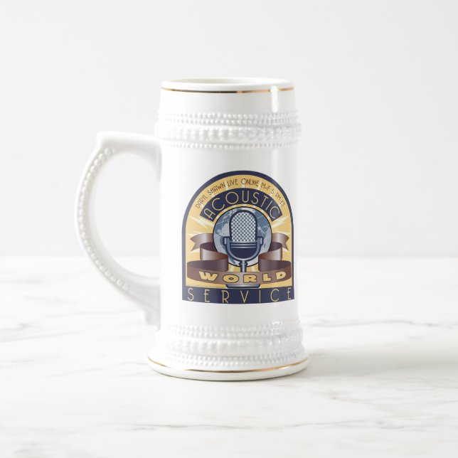 Chope À Bière AWS Stein, 22 oz (Gauche)