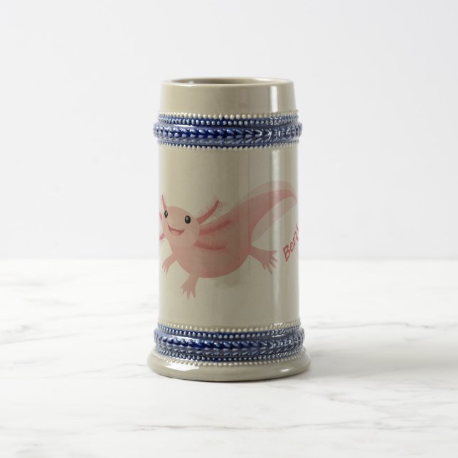 Chope À Bière axolotl rose pâle (Centre)