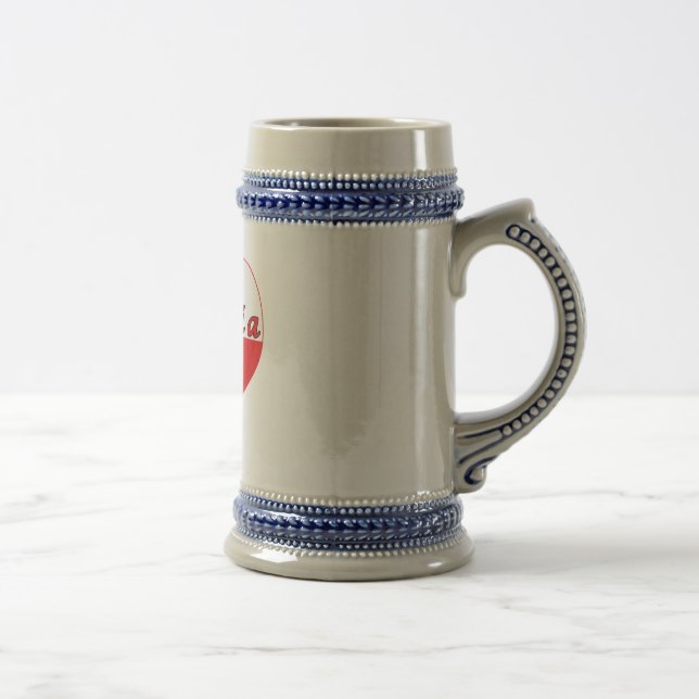 Chope À Bière Babcia Coeur polonais (Droite)