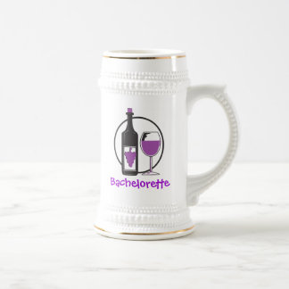 Chope À Bière Bachelorette Parti vin rouge