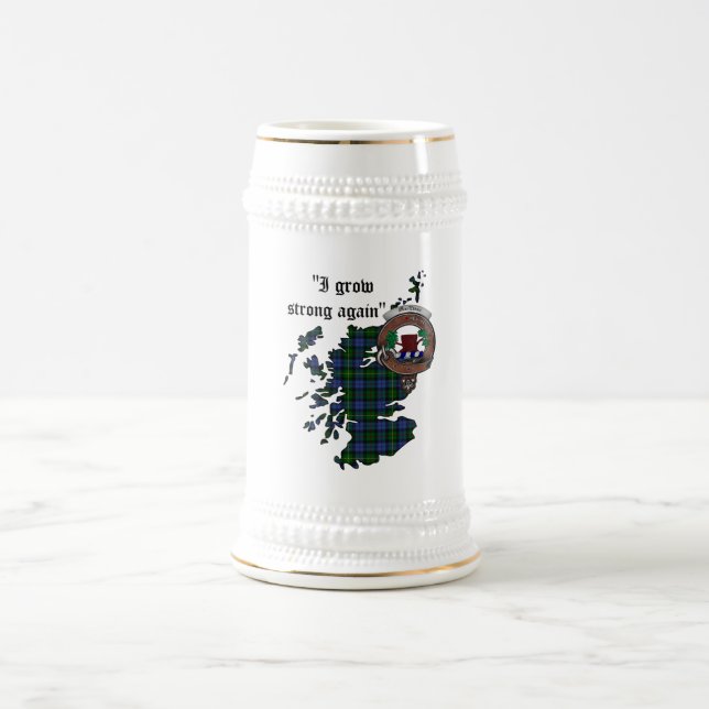Chope À Bière Badge de clan MacEwan/MacEwen Stein (Centre)