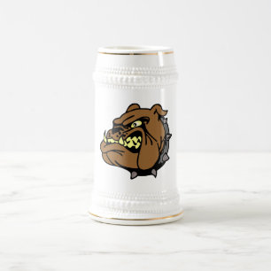 Chope À Bière Bande dessinée anglaise de bouledogue