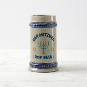 Chope À Bière Bar Mitzvah Etoile moderne de David