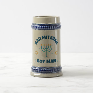 Chope À Bière Bar Mitzvah Etoile moderne de David