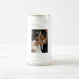 Chope À Bière Barack et Michelle Obama