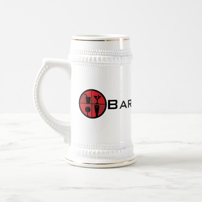 Chope À Bière BarFanatic.com Stein (Gauche)