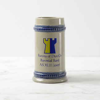 Chope À Bière Baronnie de barde brun grisâtre ou baronnial