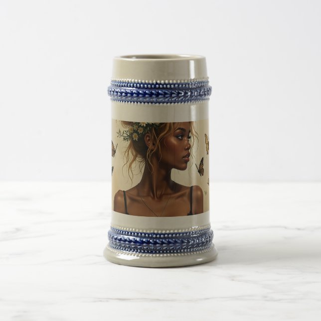 Chope À Bière Beauté éthérée en fleur (Centre)