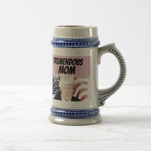 CHOPE À BIÈRE BEER BEER STEIN À LA MÈRE, DONALD TRUMP