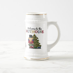 Chope À Bière Bienvenue À Nuthouse Stein