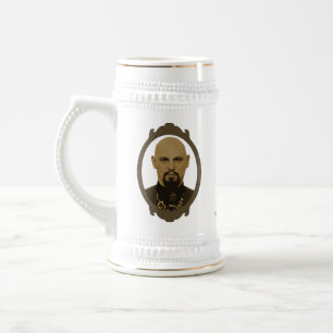 Chope À Bière Bière commémorative Stein d'Anton LaVey