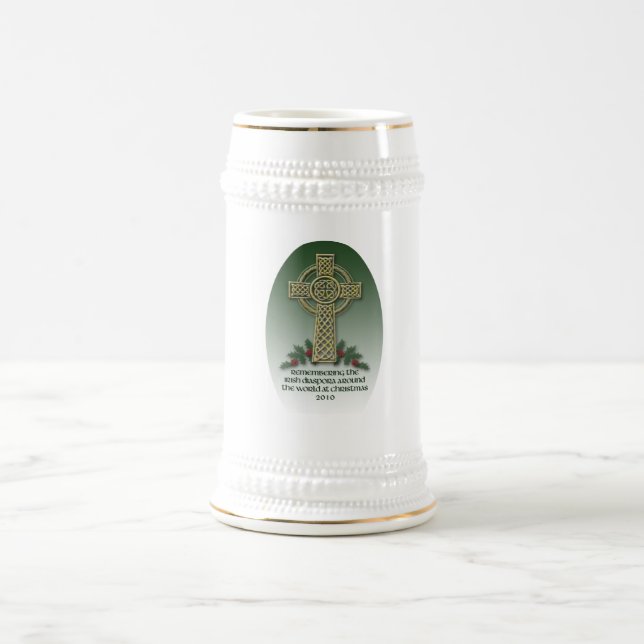 Chope À Bière Bière en céramique Stein de Noël irlandais de (Centre)