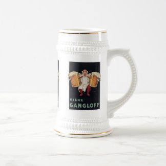 Chope À Bière Biere Gangloff 2 Bière Vintage Et Mugs, Steins