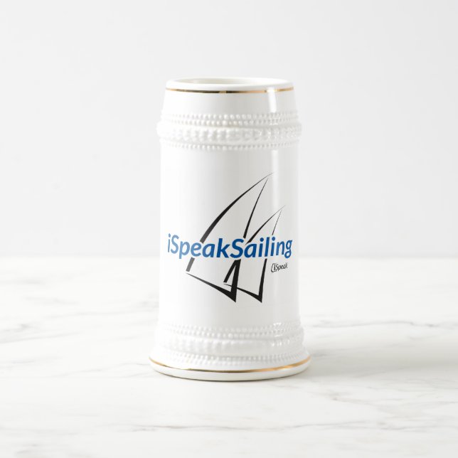 Chope À Bière bière iSpeakSailing Stein (Centre)
