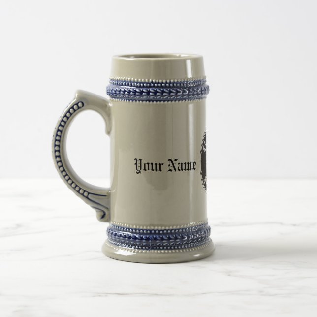 Chope À Bière Bière personnalisable Stein avec le logo de partie (Gauche)