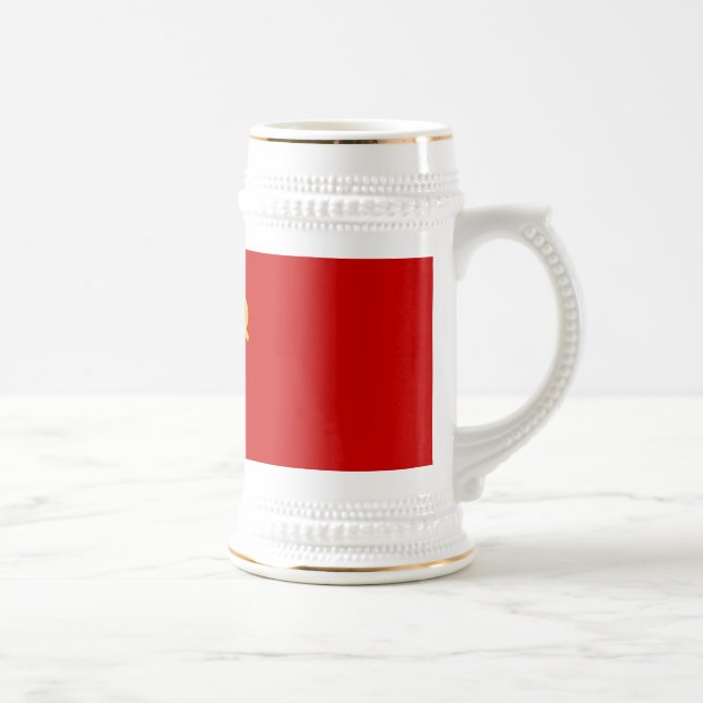 CHOPE À BIÈRE BIÈRE RUSSE STEIN DE DRAPEAU (Droite)