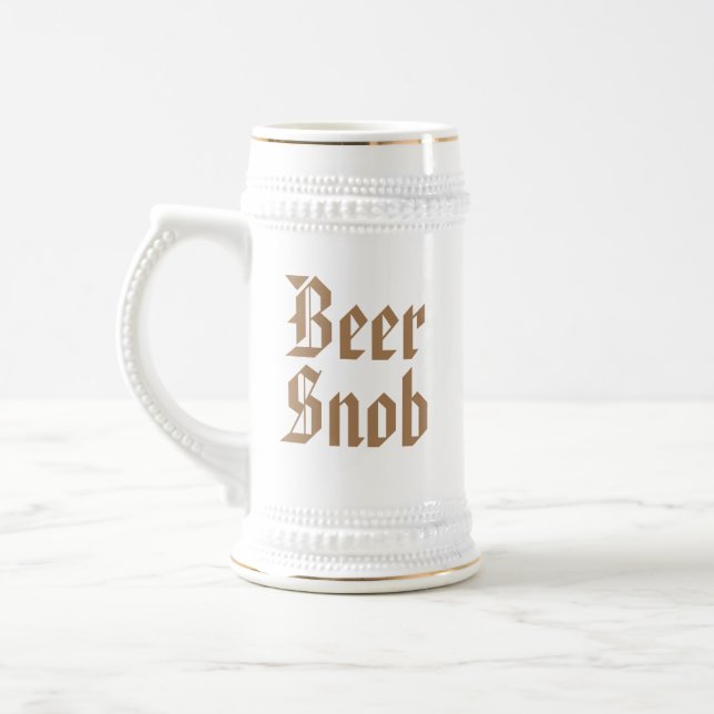 Chope À Bière Bière Snob Bière Stein (Gauche)