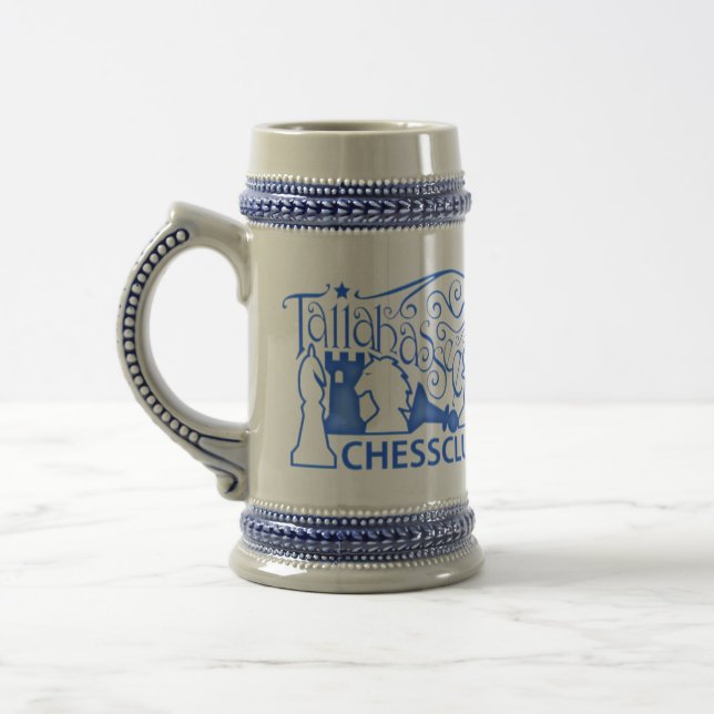 Chope À Bière Bière Stein de club d'échecs de Tallahassee (Gauche)
