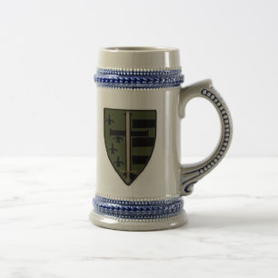 Chope À Bière Bière Stein de crête de Camo