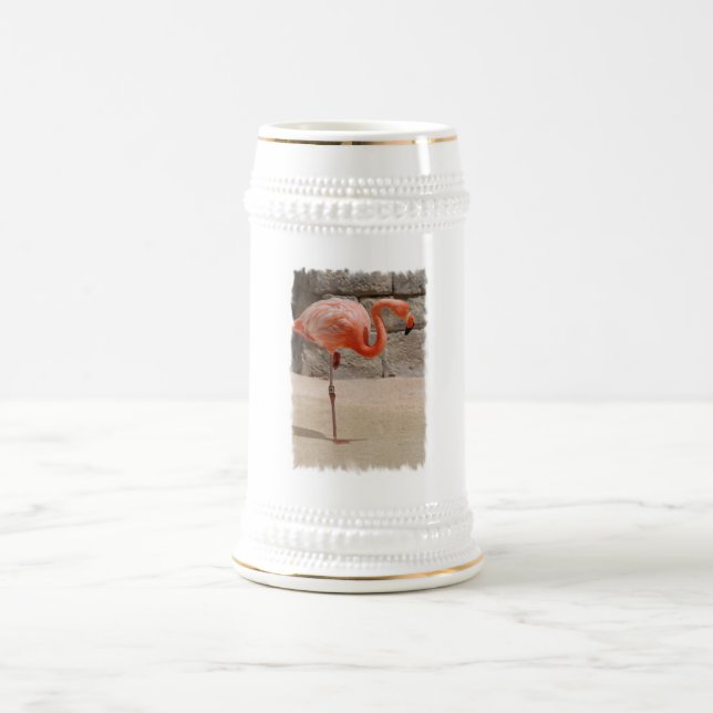 Chope À Bière Bière Stein de Flamant rose (Centre)