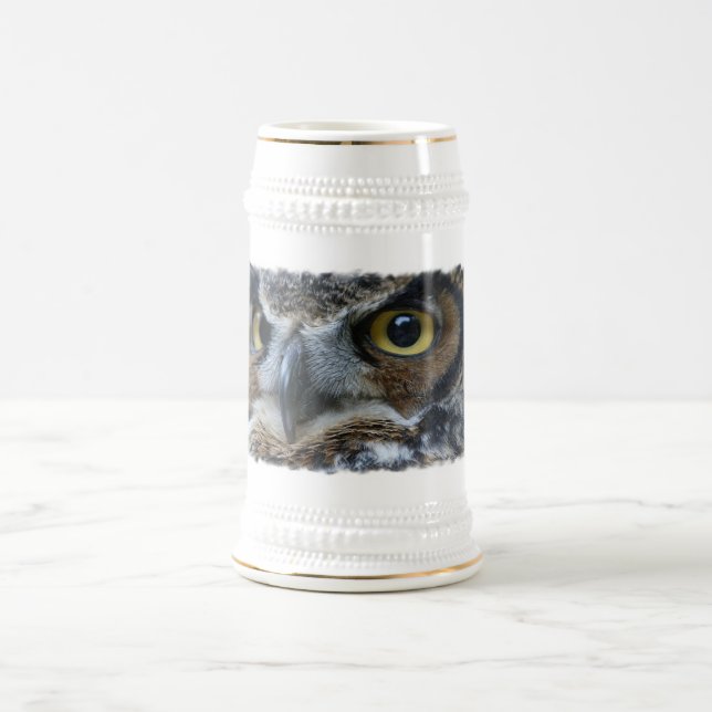 Chope À Bière Bière Stein de hibou (Centre)