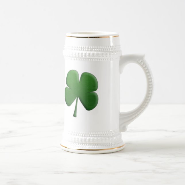 Chope À Bière Bière Stein de shamrock (Droite)