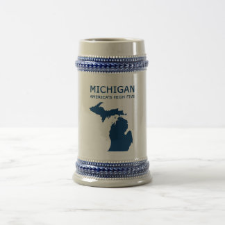 Chope À Bière Bière Stein du Michigan H5