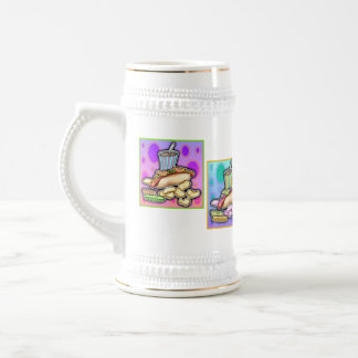 Chope À Bière Bière, Stein - hot-dog d'art de bruit avec des