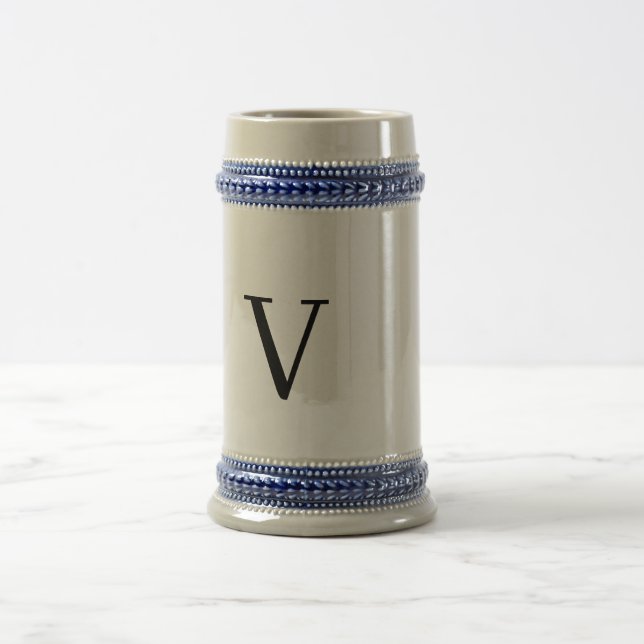 Chope À Bière bière traditionnelle en céramique stein (Centre)