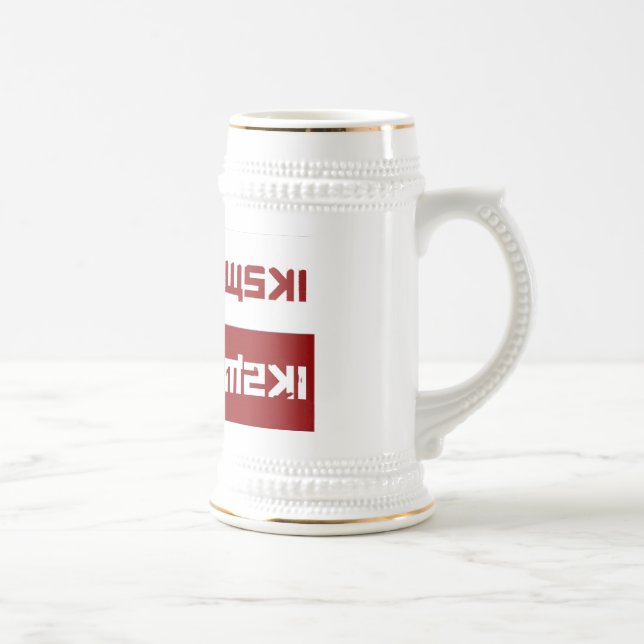 Chope À Bière Blanc Stein d'Ustaszewski (Droite)