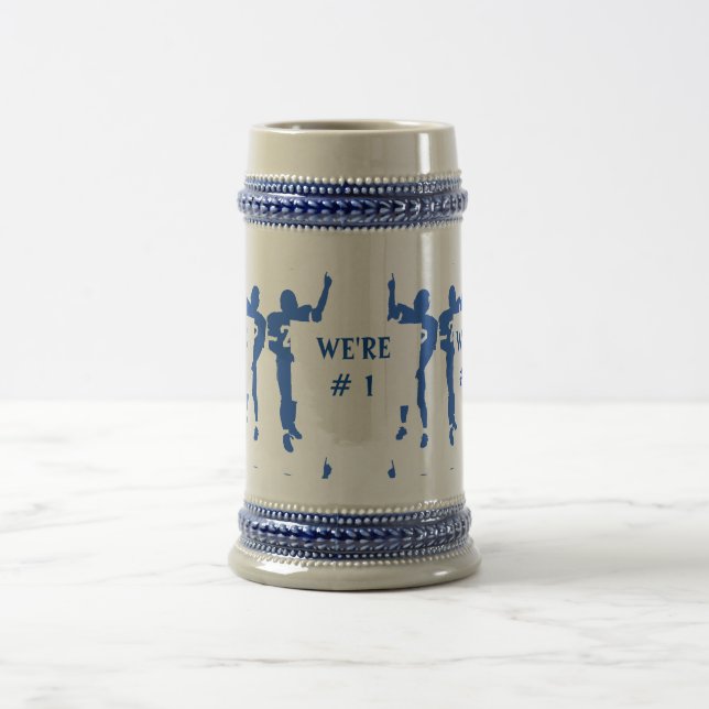 CHOPE À BIÈRE BLEU ET BLANC (Centre)
