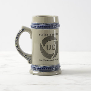 Chope À Bière Bleu final de Stein de bière d'édition