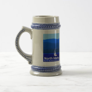 Chope À Bière Bleu nord de l'Idaho